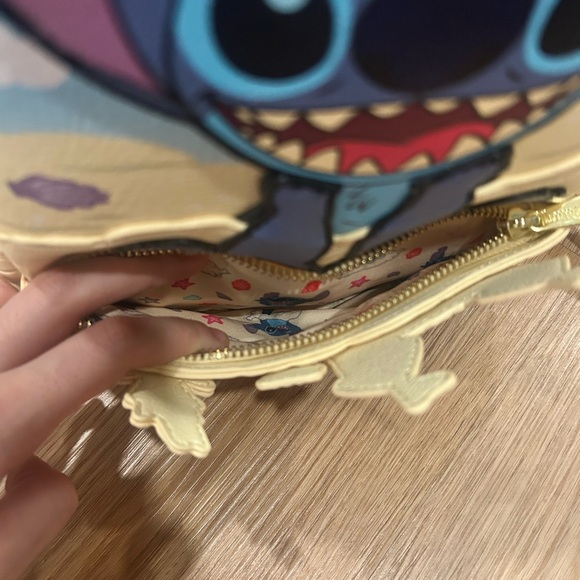 Loungefly Stitch Backpack - Light Blue and Cream - Picture 5 of 9